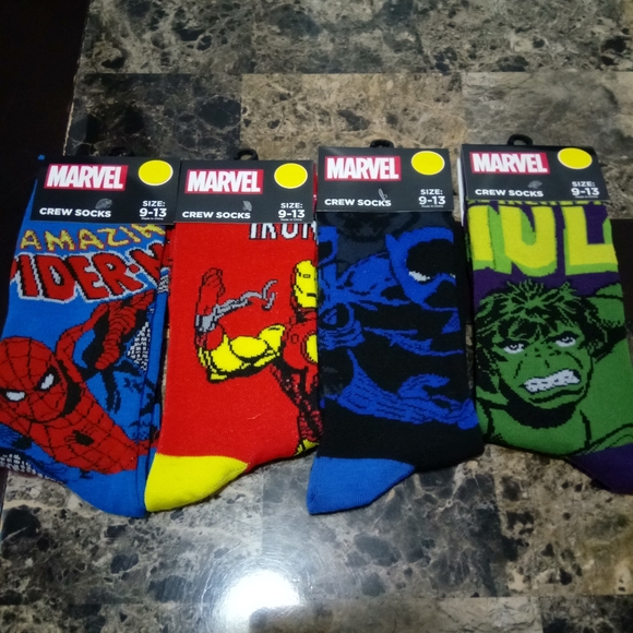 Novelty Socks, NWT, Crew Style, Fits Size 6-13 or 9-13 Assorted Fun Socks - Picture 9 of 13